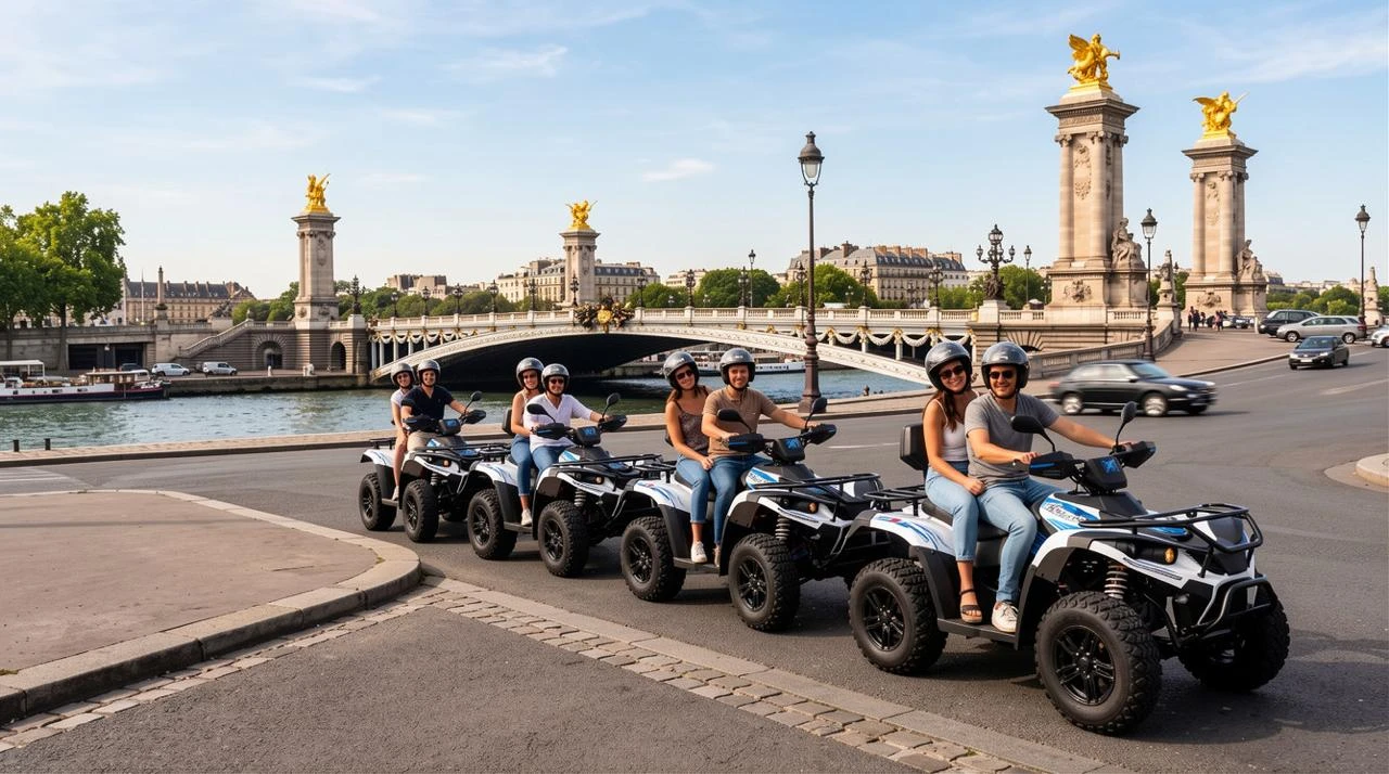 ParisAdventours quad circuit at Pont Alexandre III